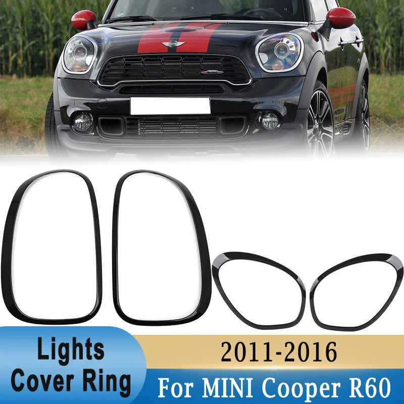 Headlight & Tail Light Trim Ring Set for MINI Cooper Countryman R60 2011–2016