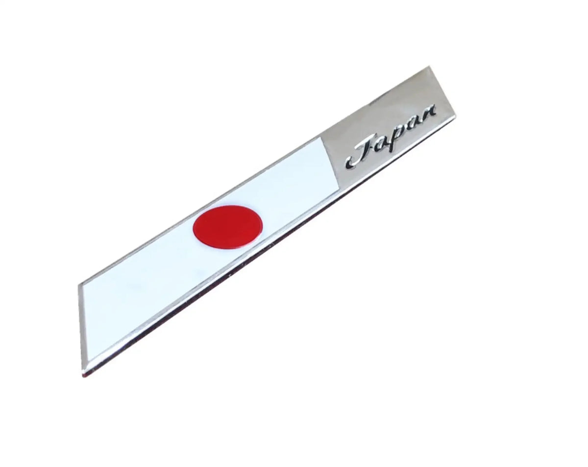 JDM Japanese Flag Metal Emblem Badge Decal for Daihatsu YRV Scion Venza Datsun