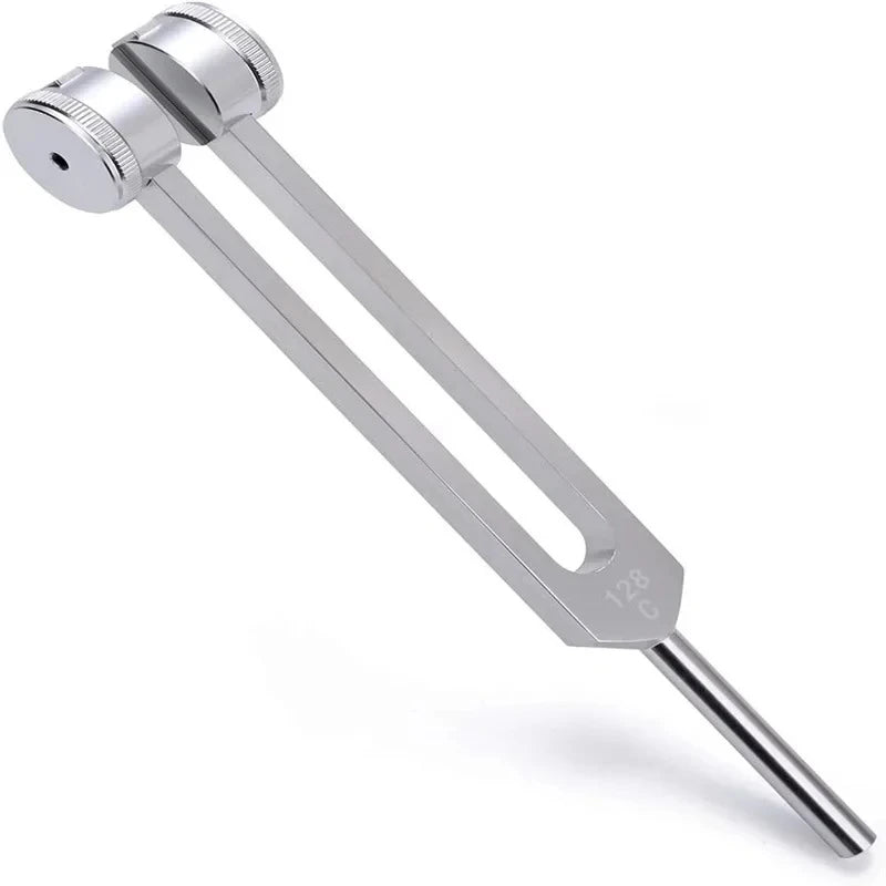 128Hz Weighted Tuning Fork Set Bio Acoustic Sound Therapy Vibration Tool