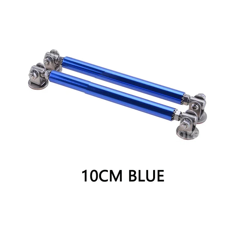 Universal Adjustable Bumper Lip Splitter Support Rods 100 150 200mm Car Kit