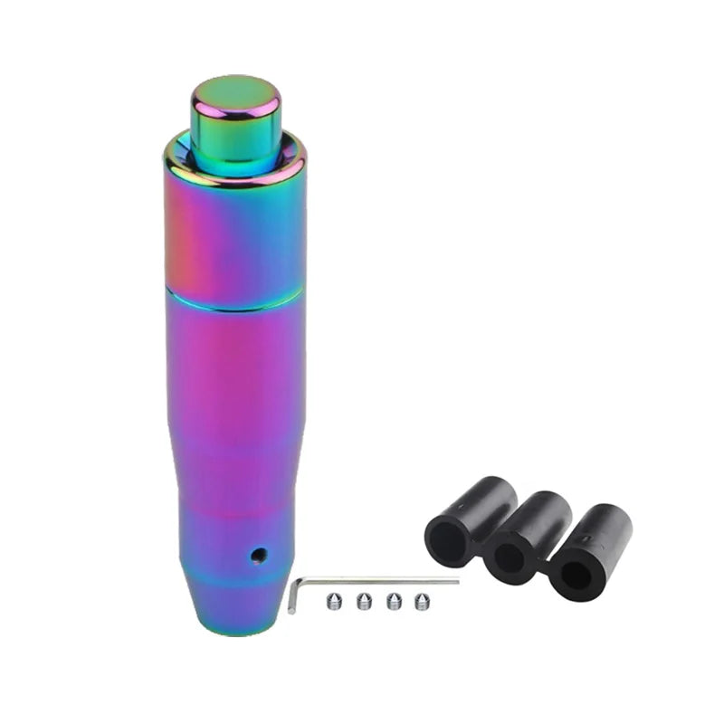 Universal Metal Automatic Gear Shift Knob with Push Button Shifter