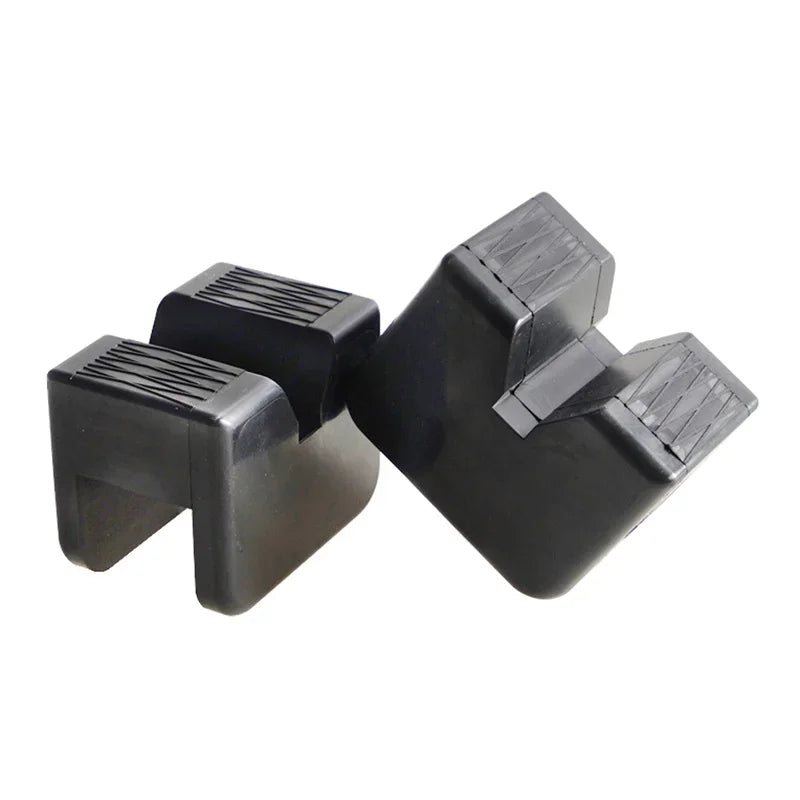 Universal Car Jack Rubber Pad Slotted Lift Jack Stand Frame Protector Adapter