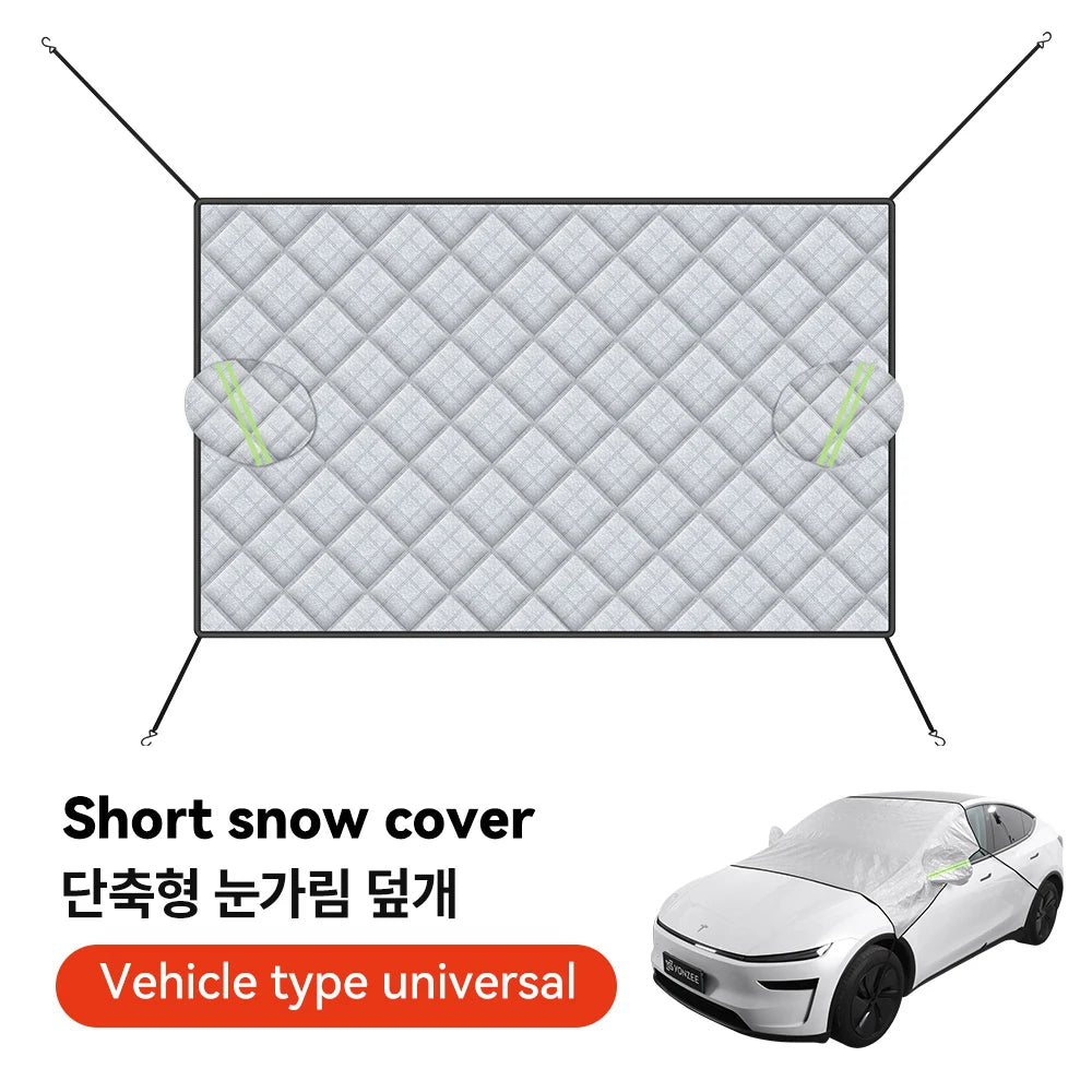 Winter Car Windshield Snow Cover Reflective Oxford Waterproof Frost Protector