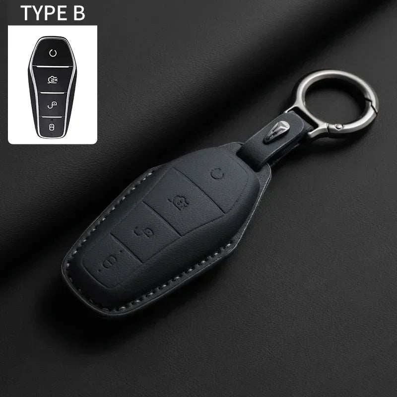 Smart Key Cover Case for BYD Han EV, Tang DM, Qin PLUS, Song Pro & More