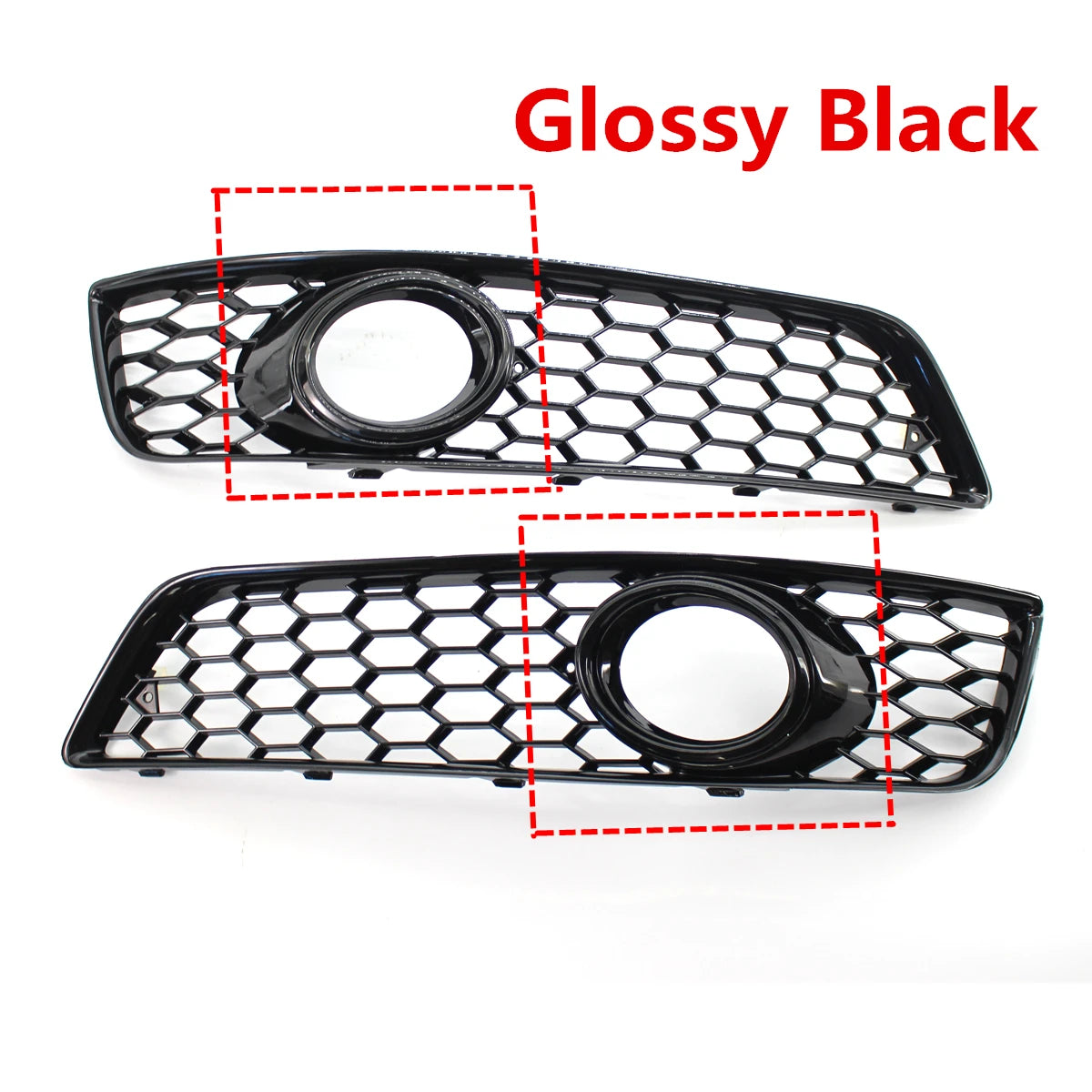 Honeycomb Fog Light Grille for Audi A3 8P 2009–2013