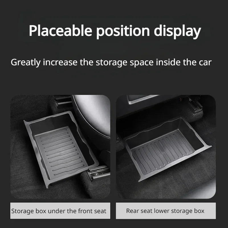 Under Seat Storage Drawer for Tesla Model Y 2021–2024