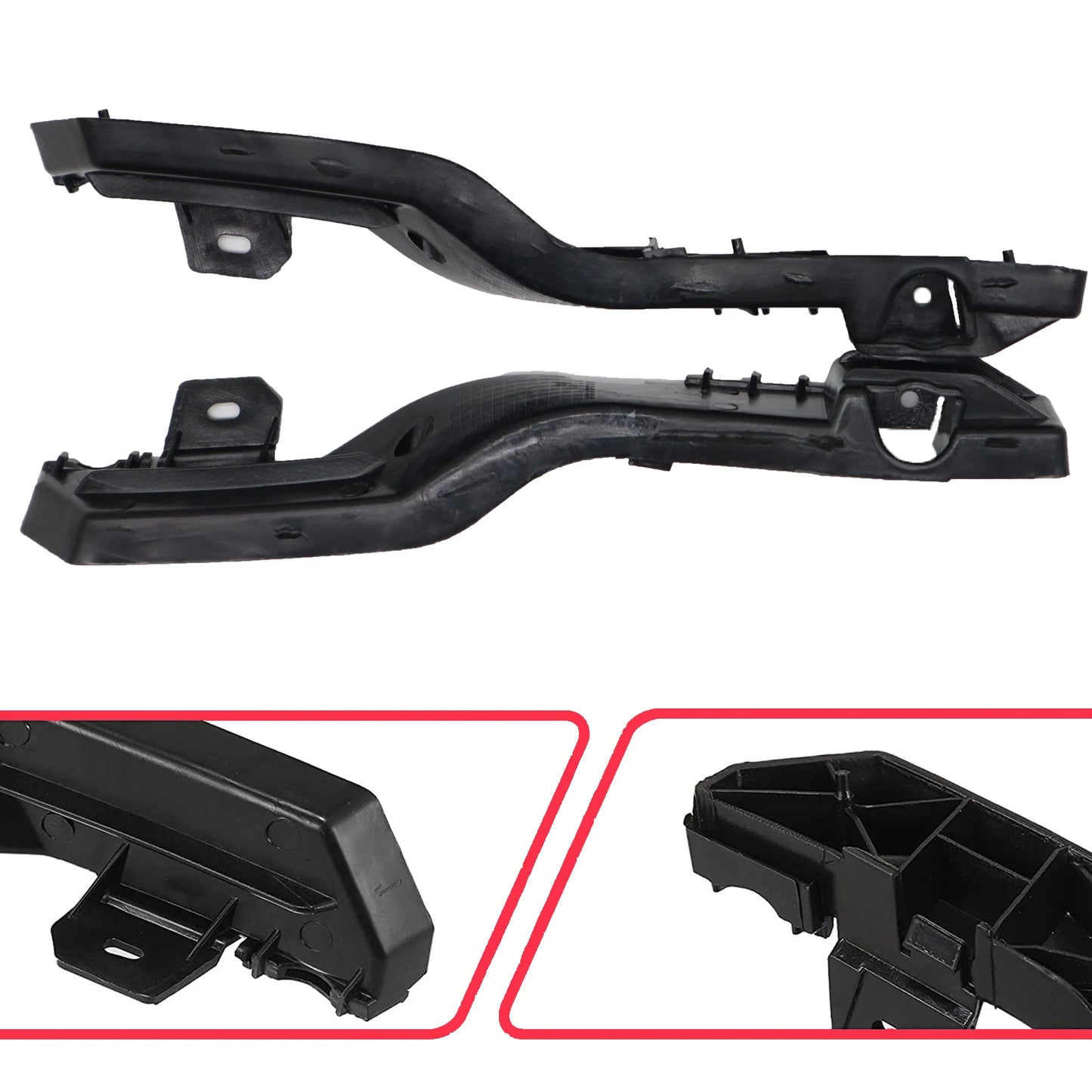 Front Bumper Retainer Bracket Spacer Pair for Dodge Journey 2009–2020