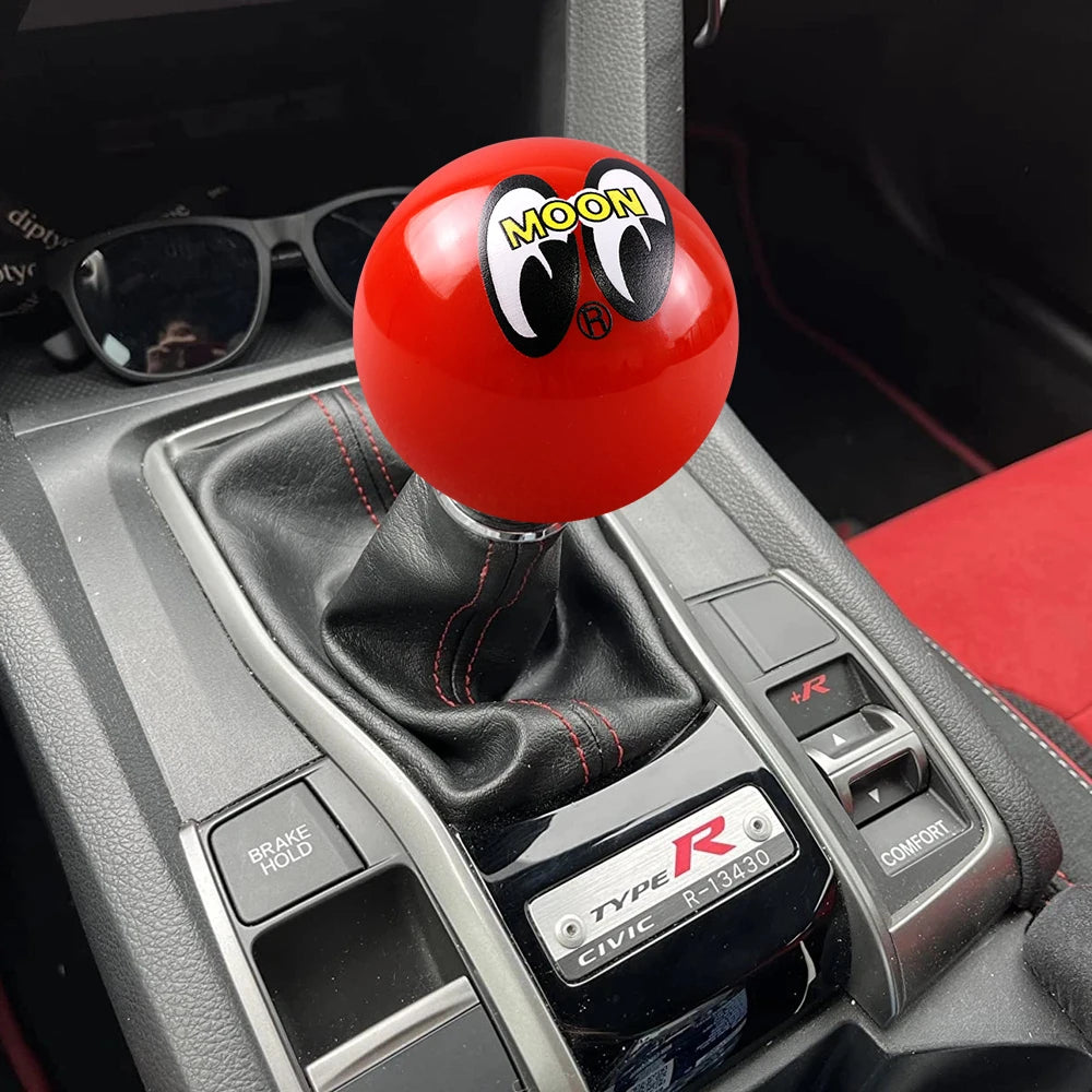 MOONEYES Style Round Ball Gear Shift Knob Universal Manual Car Shifter Lever Head