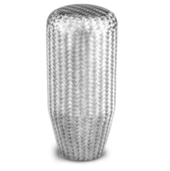 Universal Carbon Fiber Style Round Gear Shift Knob AT MT Car Shifter