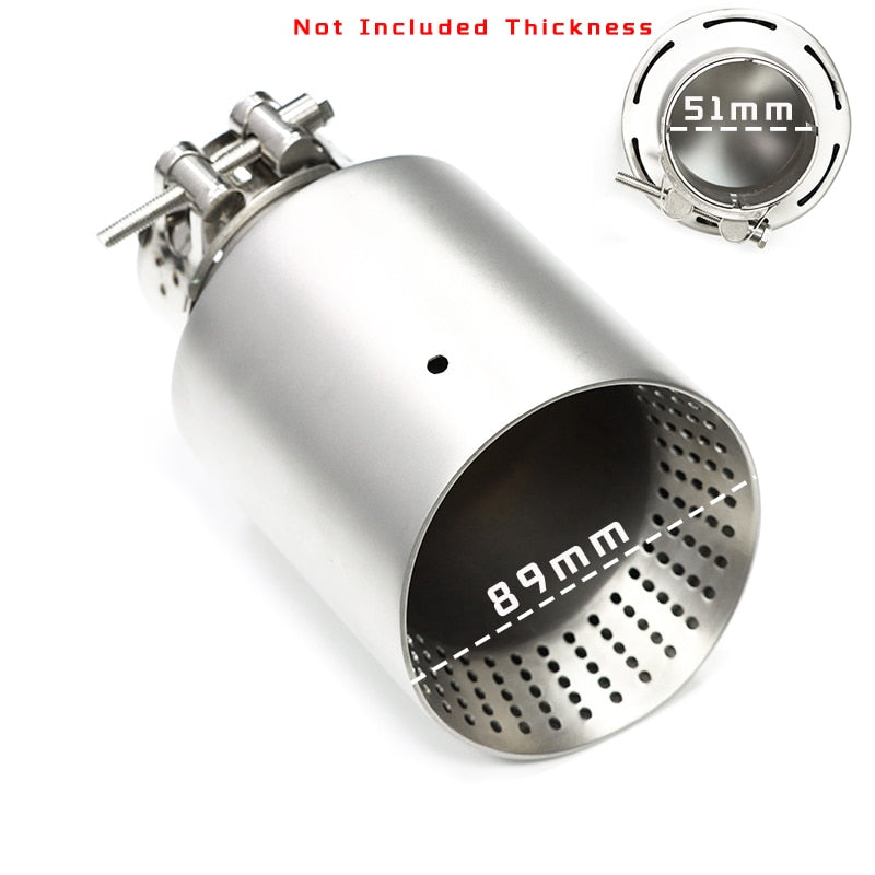 Matte Stainless Steel Exhaust Tip (Universal)