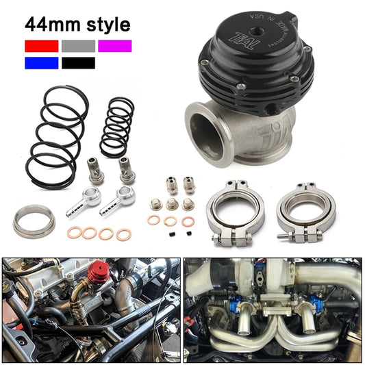 44mm Water Cooled External Turbo Wastegate MV-R V-Band Flange Hardware 14PSI