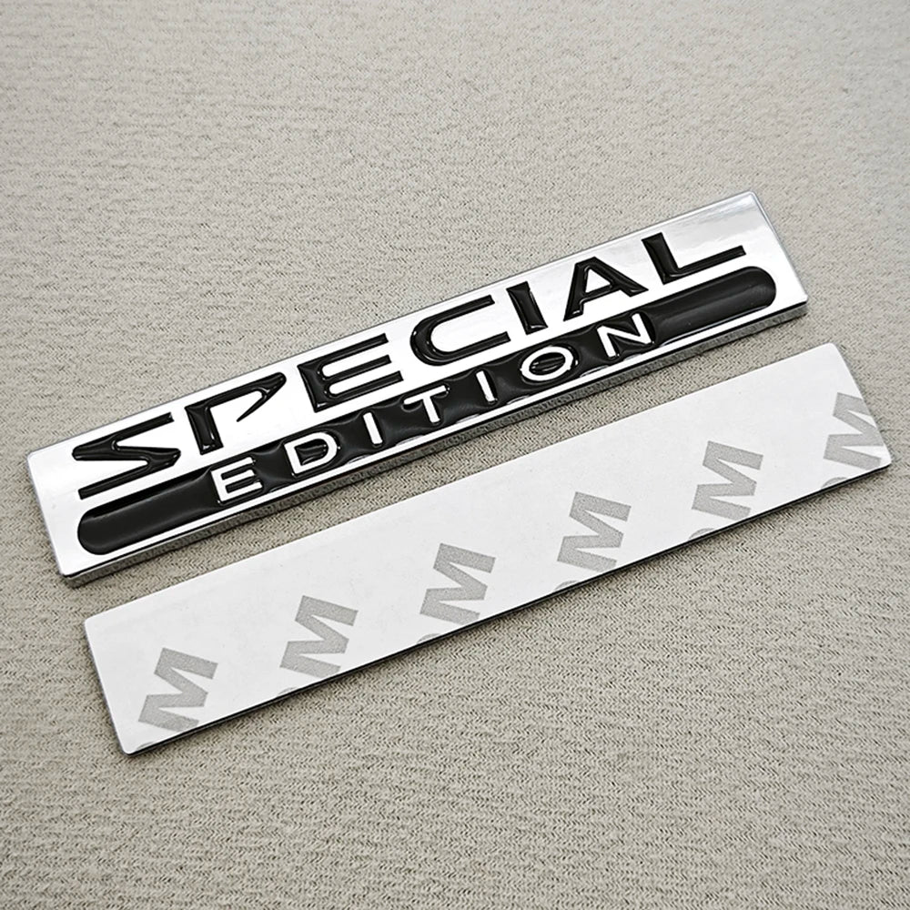 3D Metal Special Edition Car Emblem Badge Sticker Universal Rear Trunk Decal