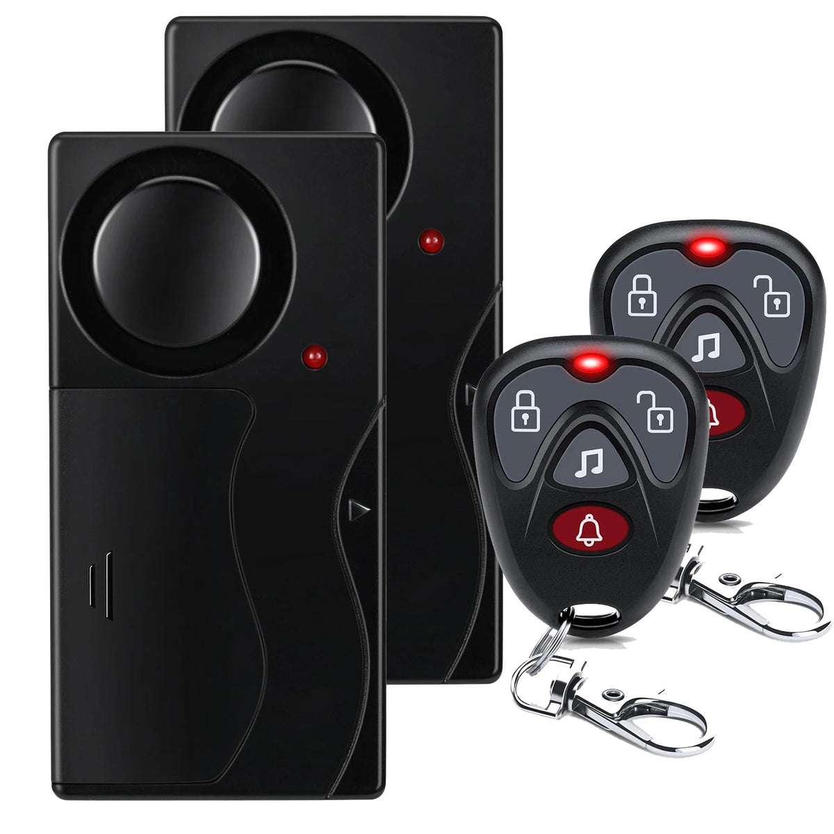 110dB Wireless Door Window Vibration Alarm Anti Theft Security Alarm Remote