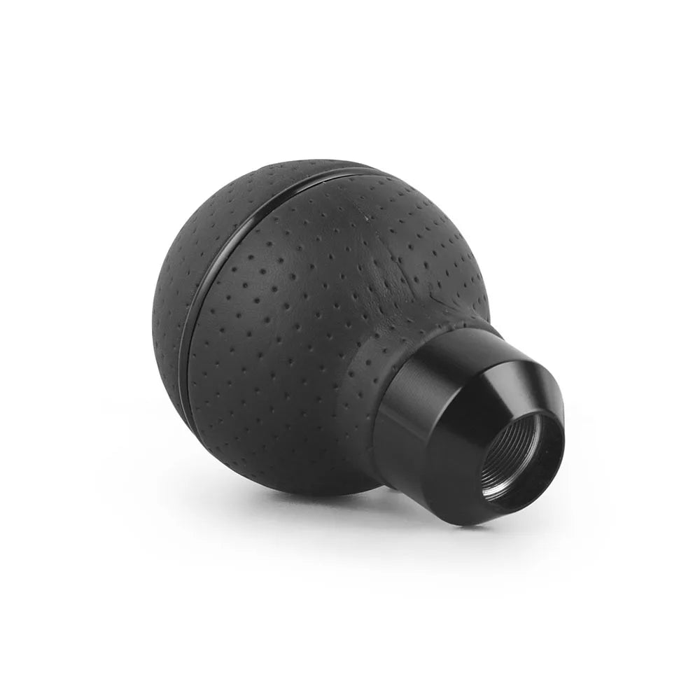 Universal 5-Speed Leather Shift Knob Gear Manual Shifter Car Lever Stick