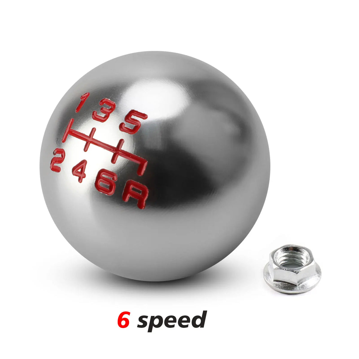 Aluminum 5/6 Speed Ball Gear Shift Knob M10x1.5 for Honda Civic Fit City Type R