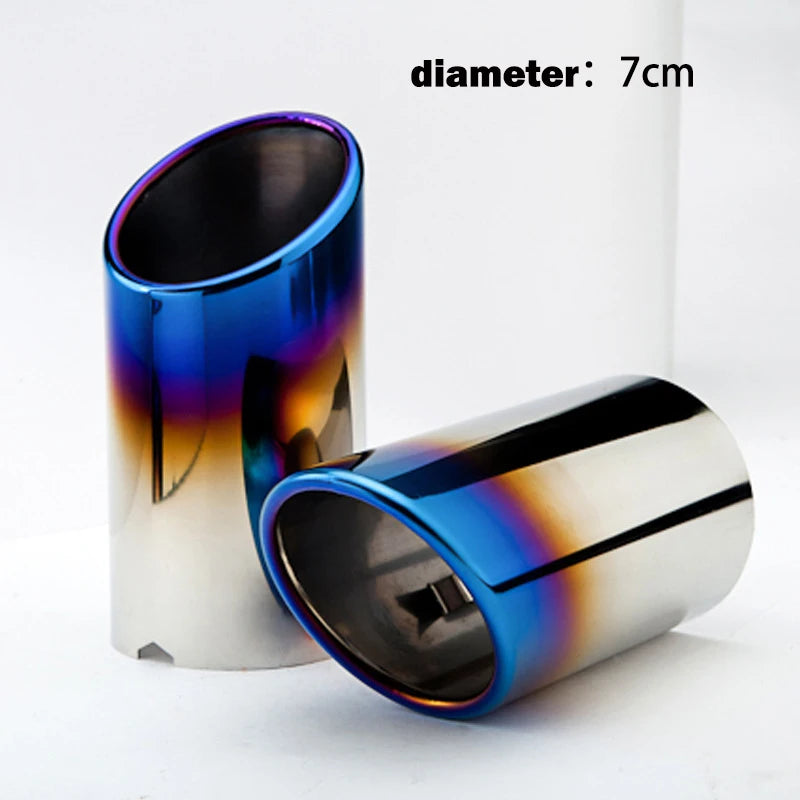 Stainless Steel Exhaust Tip for VW Golf 6 7 Lavida Bora Tiguan 1.4T