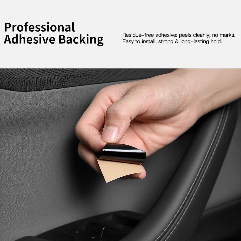 Suede Door Window Switch Button Trim Cover for Tesla Model 3 Highland 2025