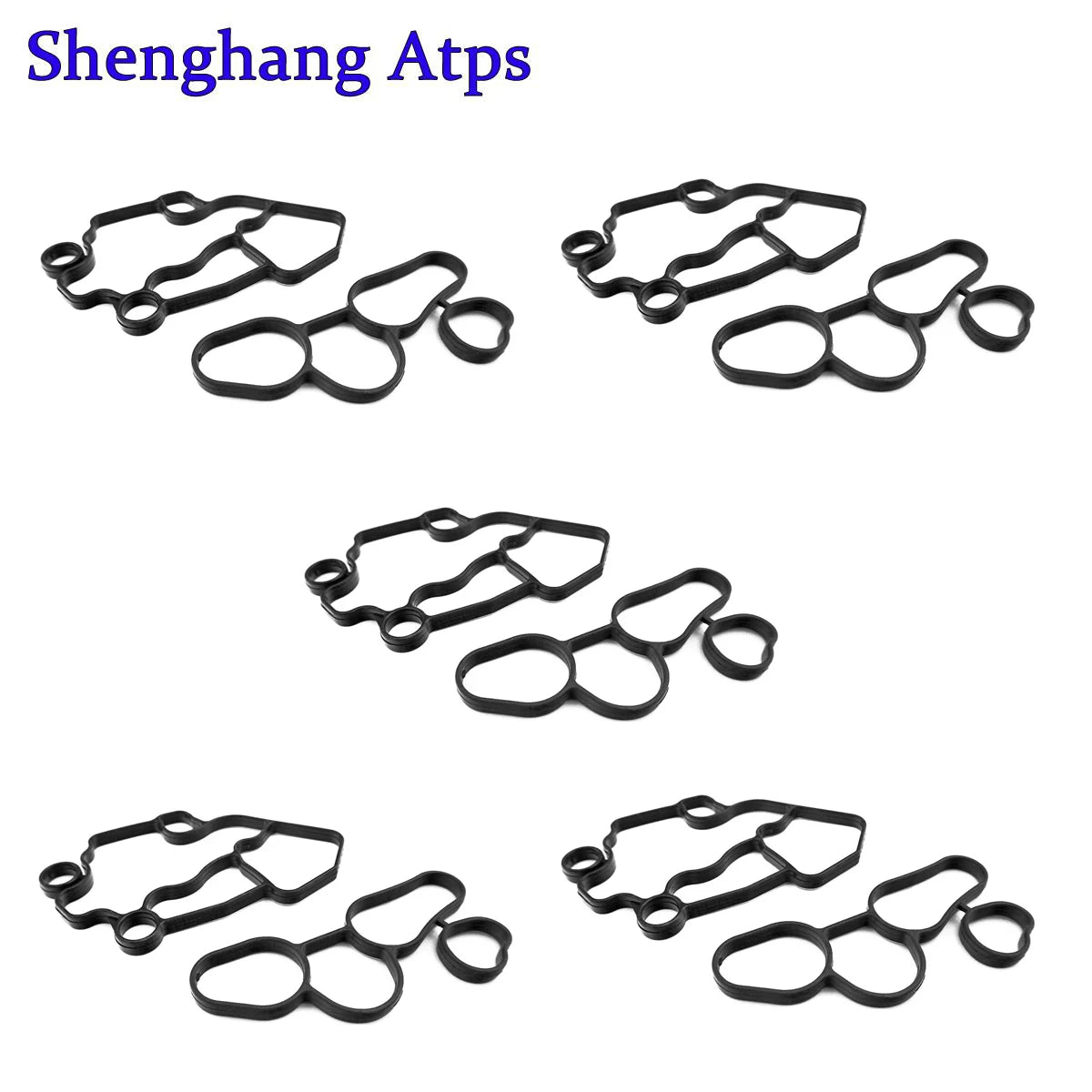 2PCS Oil Filter Housing Gasket & Oil Cooler Seal Kit for Audi A3 A4, A6 TT & VW Jetta