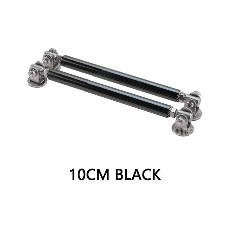 Universal Adjustable Bumper Lip Splitter Support Rods 100 150 200mm Car Kit