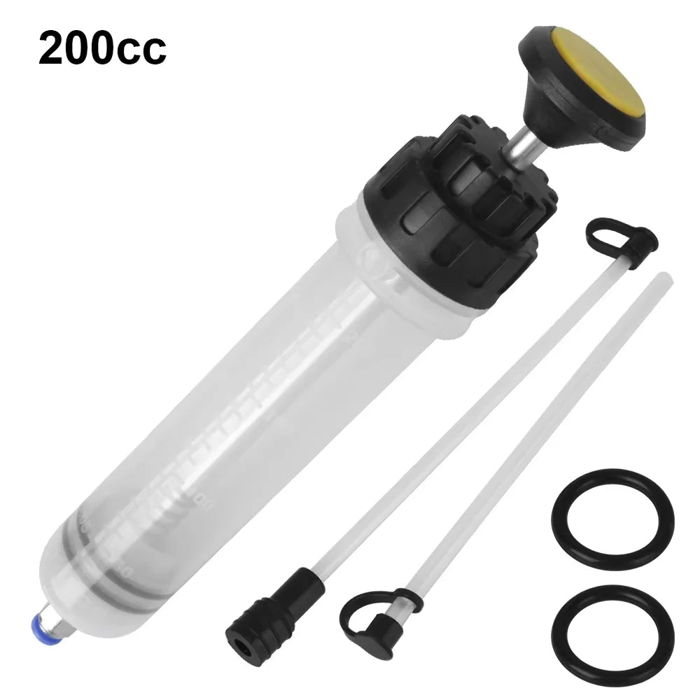 200cc Automotive Oil Fluid Extractor Pump Brake Bleeder Syringe Tool