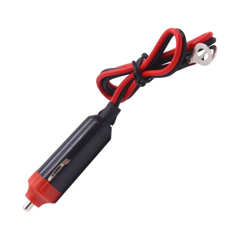 12V Car Cigarette Lighter Plug Power Cable with Male Plug 50cm Power Supply Wire