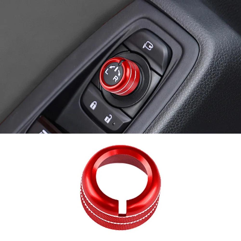 Interior Audio Volume & Rear Mirror Control Knob Trim Ring for Subaru Crosstrek 2024