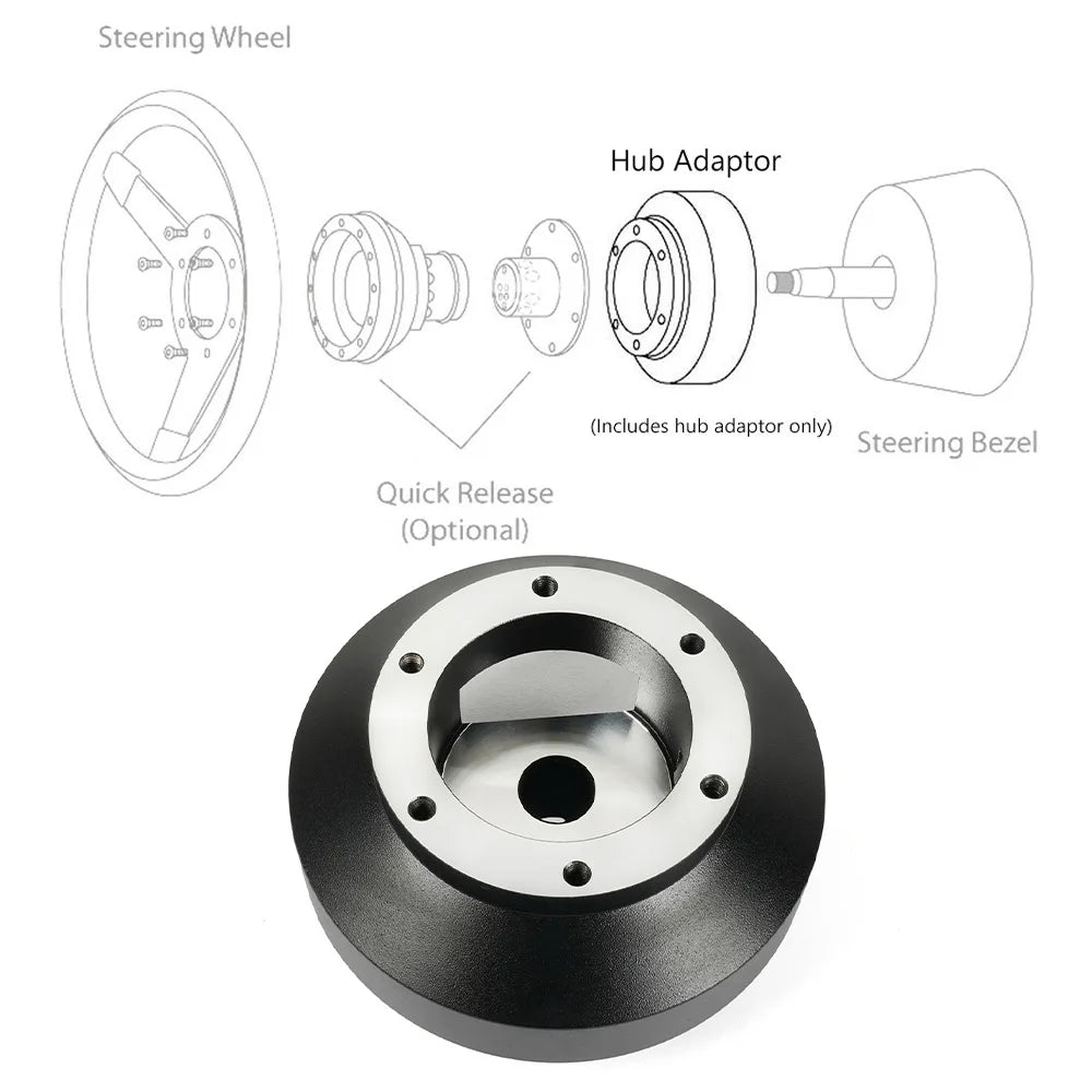 131H Short Hub Steering Wheel Adapter for 2001-2011 Honda Civic EP3