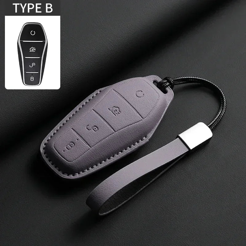 Smart Key Cover Case for BYD Han EV, Tang DM, Qin PLUS, Song Pro & More