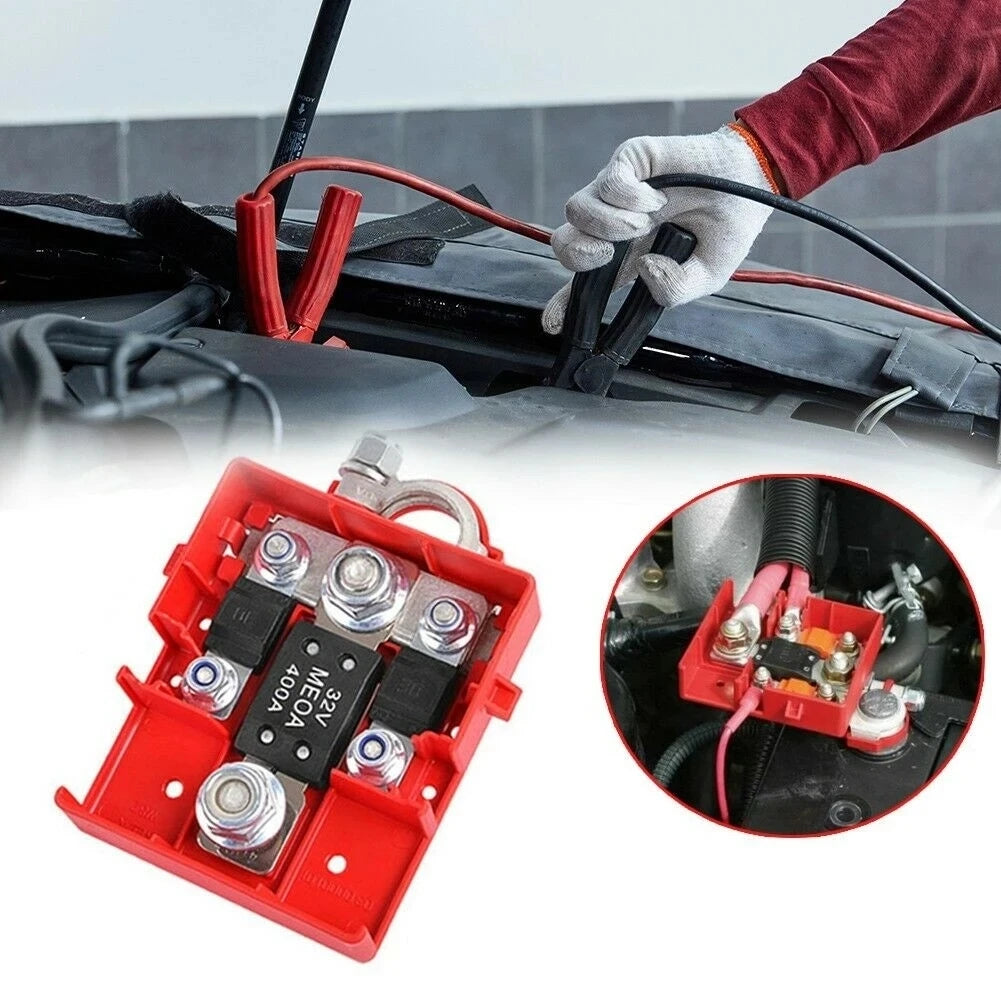 32V 400A Quick Release Fused Battery Terminal Clamp Distribution Connector