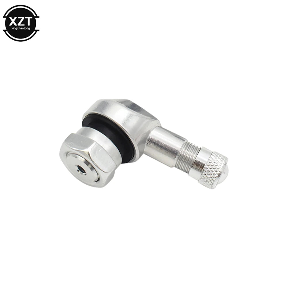 90° Aluminum Alloy Tubeless Motorcycle Tire Valve Stem Angled Rim Air Valve