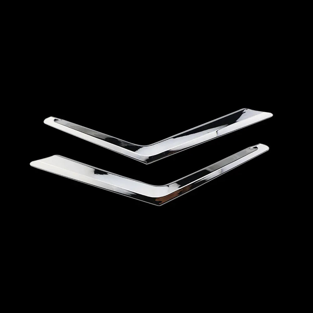 2Pcs Front Grille Trim Cover for Nissan X-Trail T32 2014-2017 ABS Grille