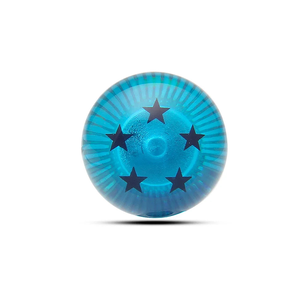 54mm Sky Blue 7 Star Gear Shift Knob M12x1.25 M10x1.5 M10x1.25 M8x1.25