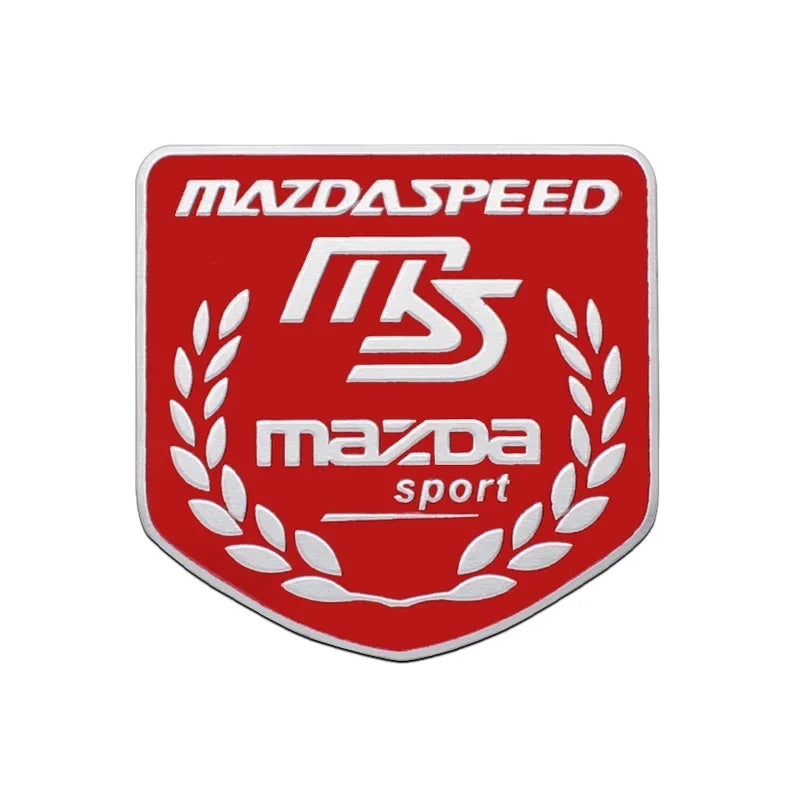 Aluminum Car Flag Emblem Badge Sticker Decal for Mazda 2 3 6 CX3 CX5 CX30