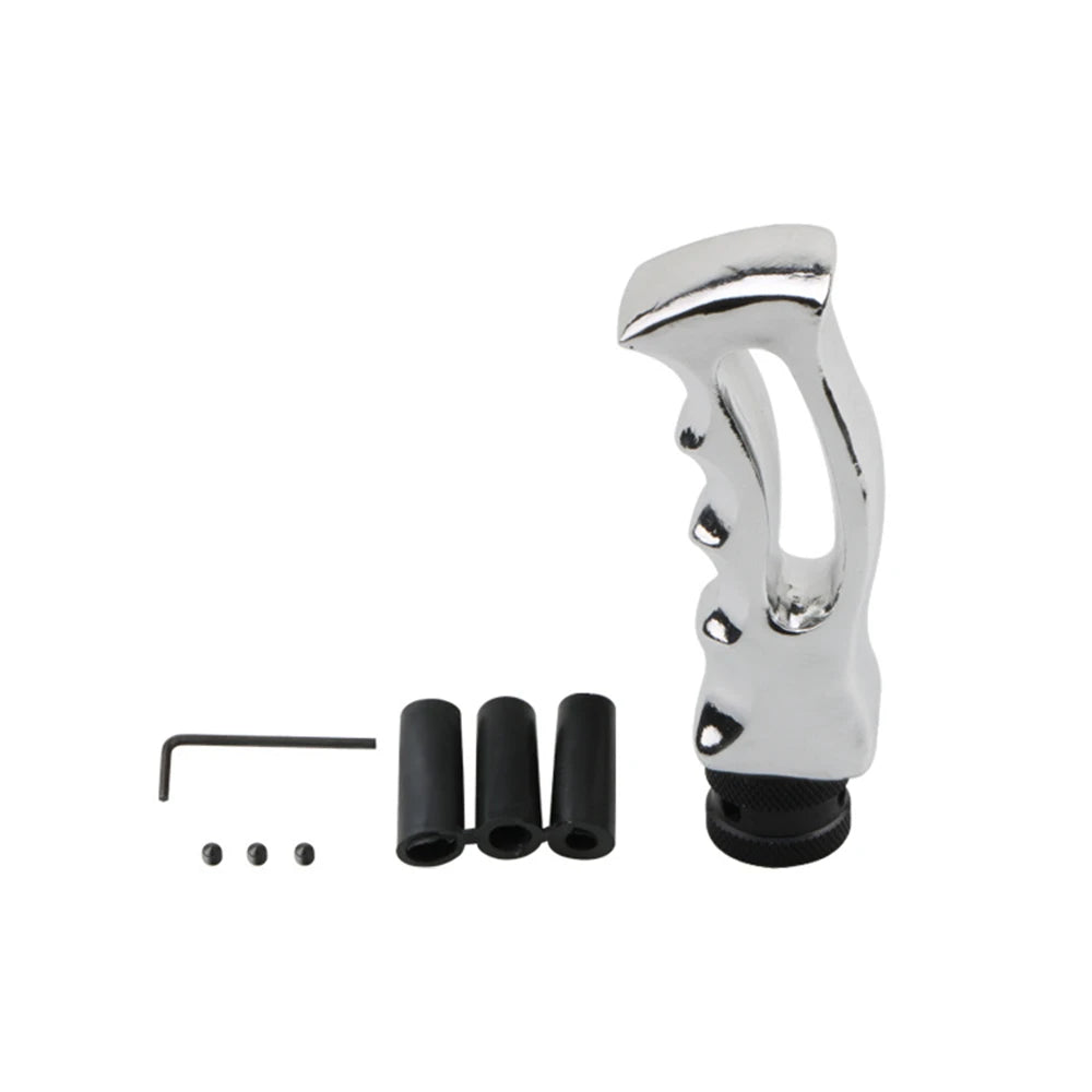 5 Speed Resin AT MT Gear Shift Knob Aluminum Shifter Lever for Honda Toyota