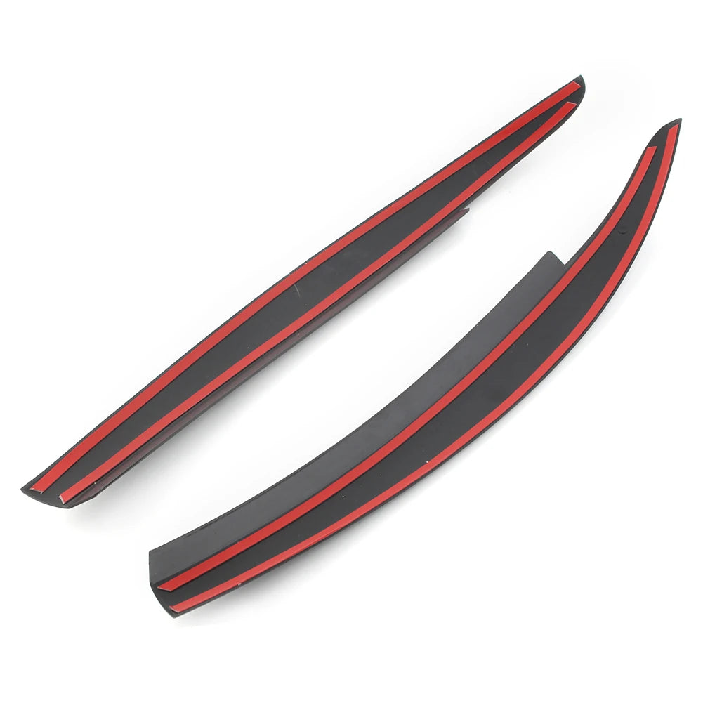 Gloss Black Headlight Eyebrow Eyelid Cover Trim for VW Scirocco 2009–2017