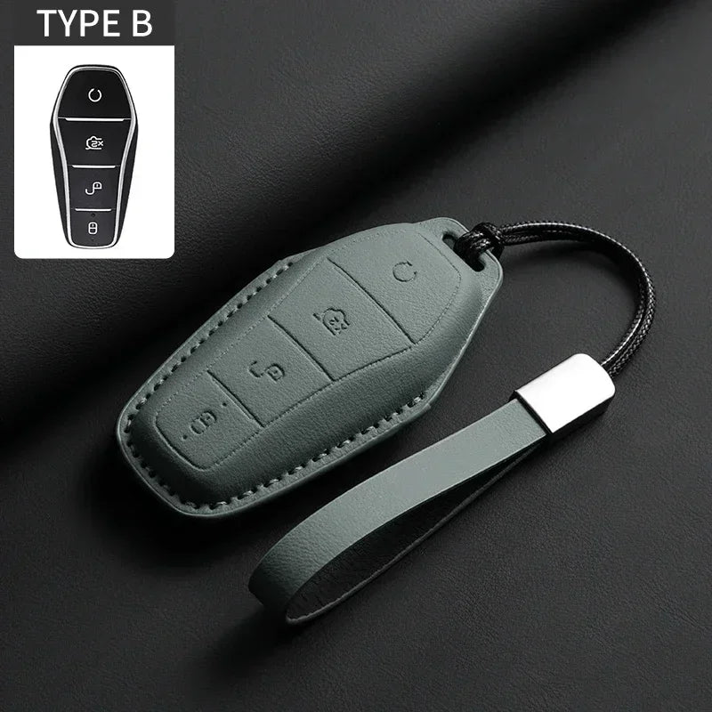 Smart Key Cover Case for BYD Han EV, Tang DM, Qin PLUS, Song Pro & More
