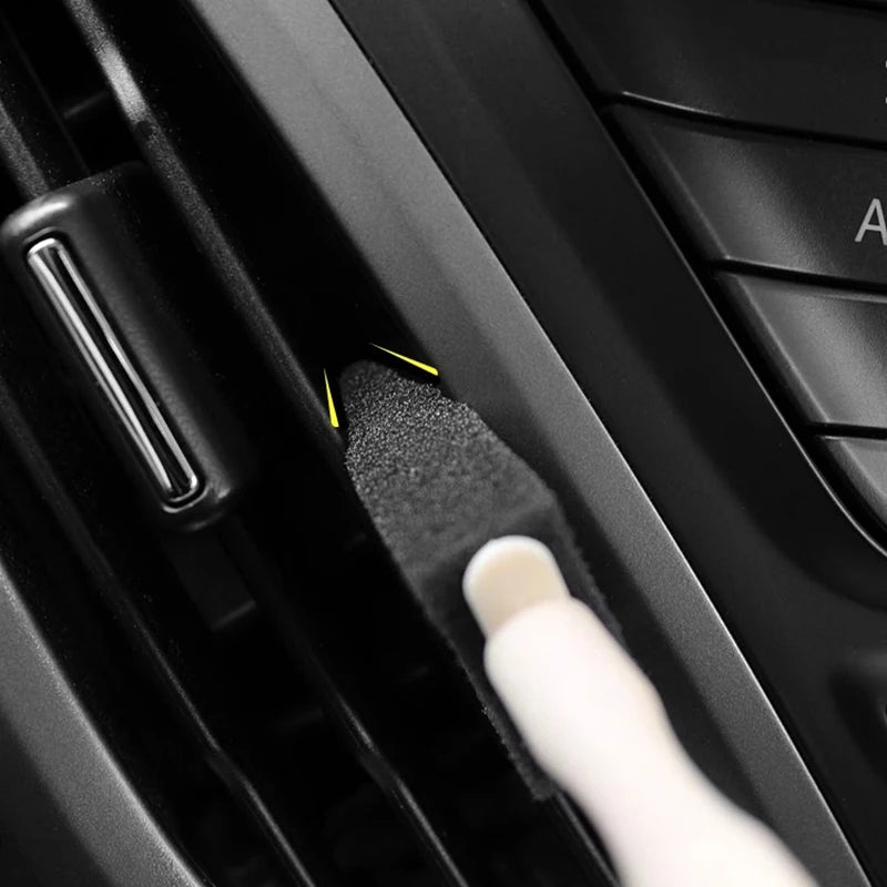 Car AC Vent Cleaning Brush Detailing Dust Removal Air Conditioner Duster