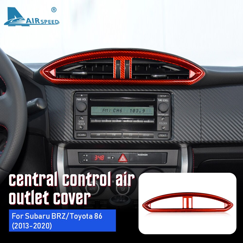 Air Conditioner Outlet Trim Genuine Carbon Fibre (Subaru BRZ 12-21)(Toyota GT86 12-21)