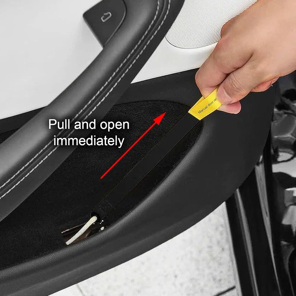 Rear Door Emergency Release Pull Cord for Tesla Model 3/Y Juniper 2025–2026