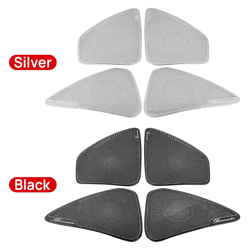 Stainless Steel Door Audio Speaker Covers for Toyota Corolla E210 & Hybrid 2019–25