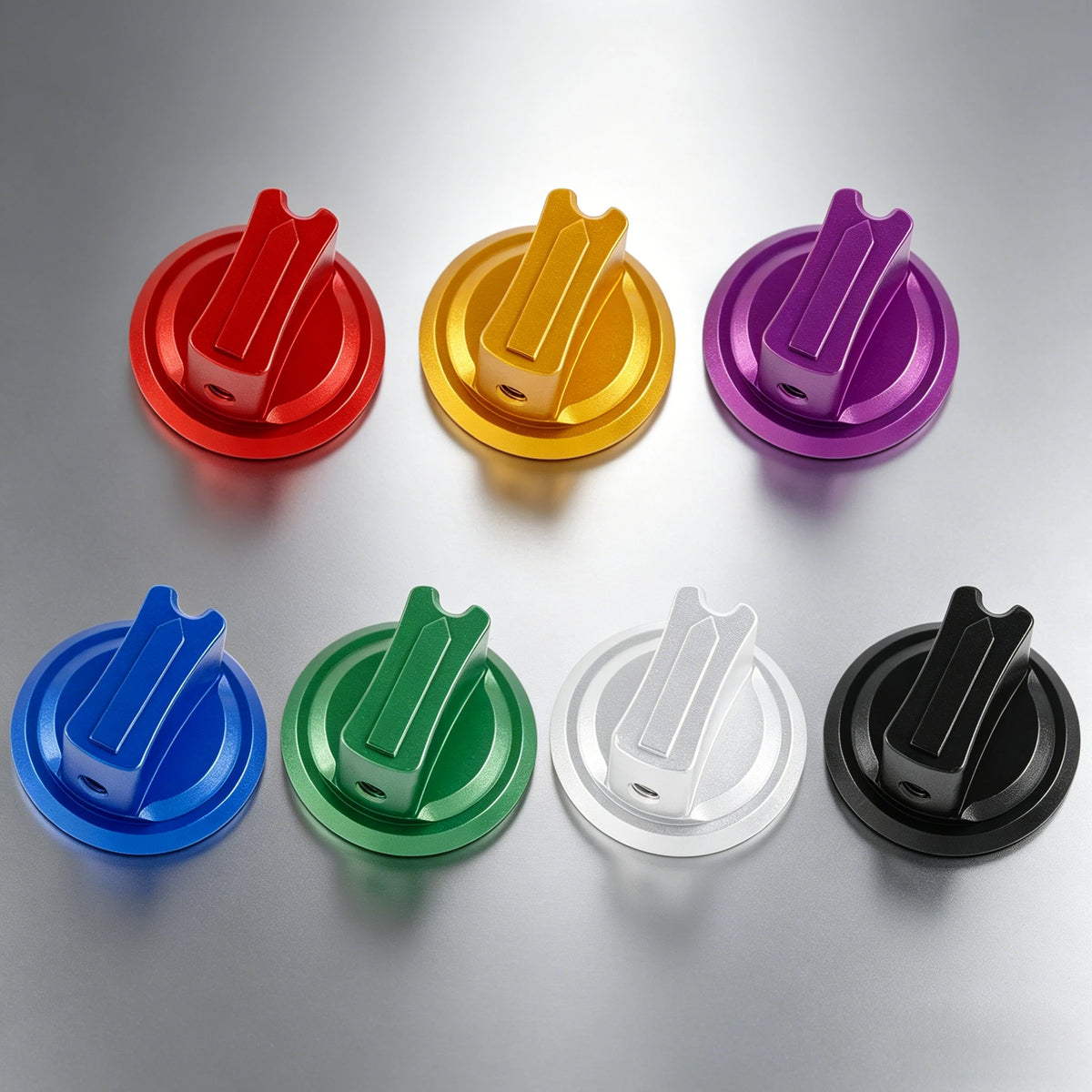 26mm Aluminum Rotary Encoder Knob 6.1mm Hole Sim Racing Steering Wheel Switch
