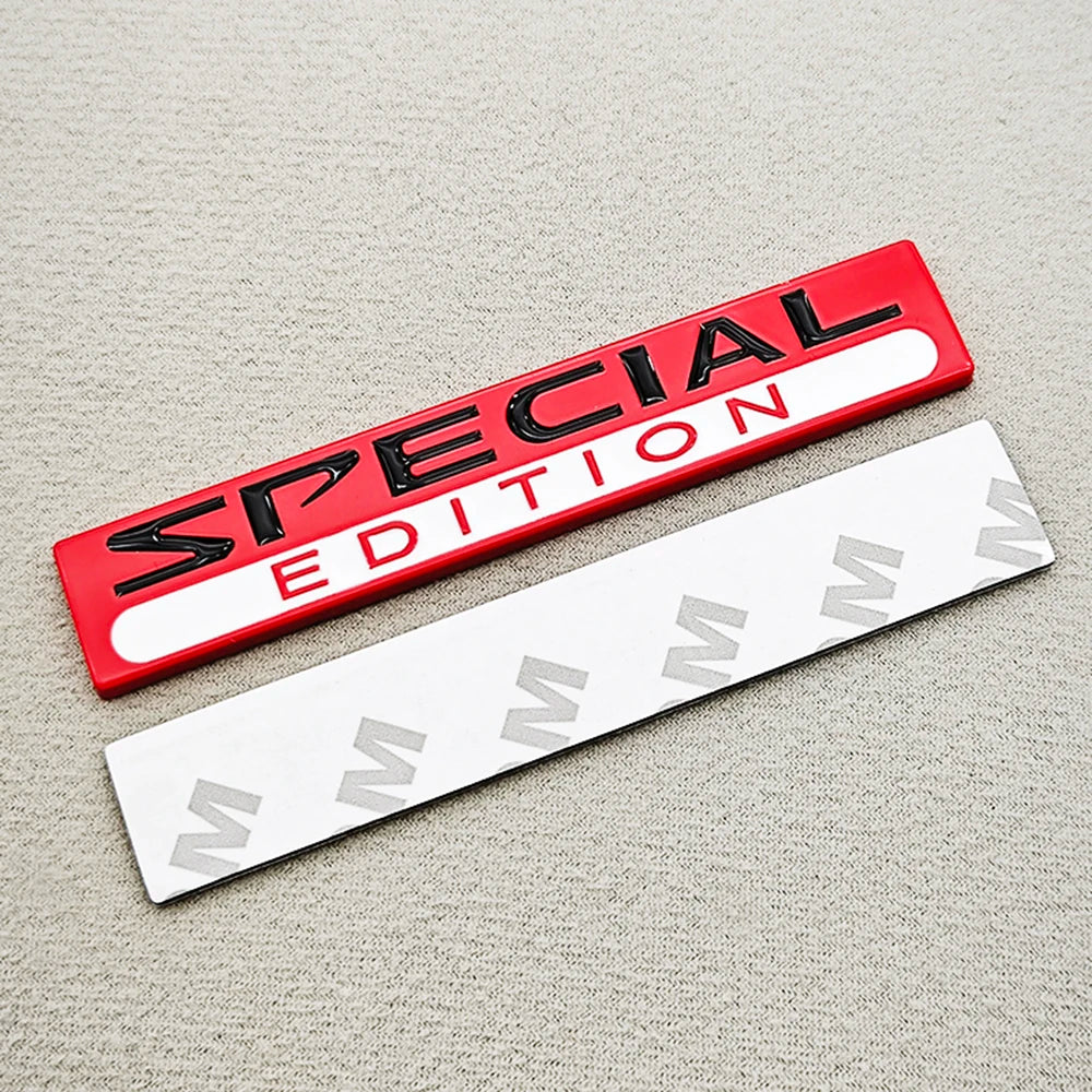3D Metal Special Edition Car Emblem Badge Sticker Universal Rear Trunk Decal