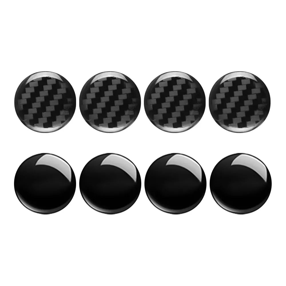 4Pcs Car Door Lock Hole Stickers Keyhole Trim Protective Ring Covers