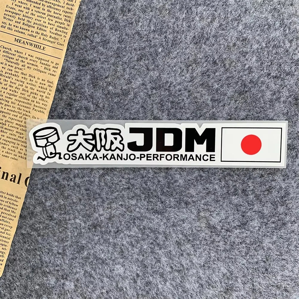 JDM HKS Fuji Mountain Reflective Car Sticker Decal Motorcycle Scooter Body Vinyl