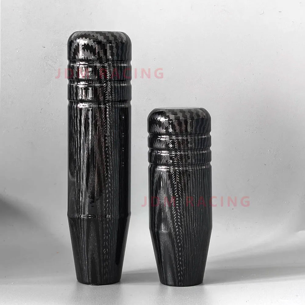 9cm/13cm Carbon Fiber Gear Shift Knob Extended Manual Shifter Aluminum Car