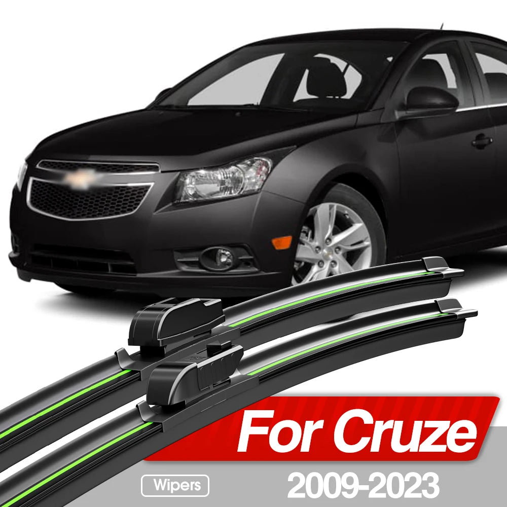 2PCS Front Windshield Wiper Blades for Chevrolet Cruze 2009–2023