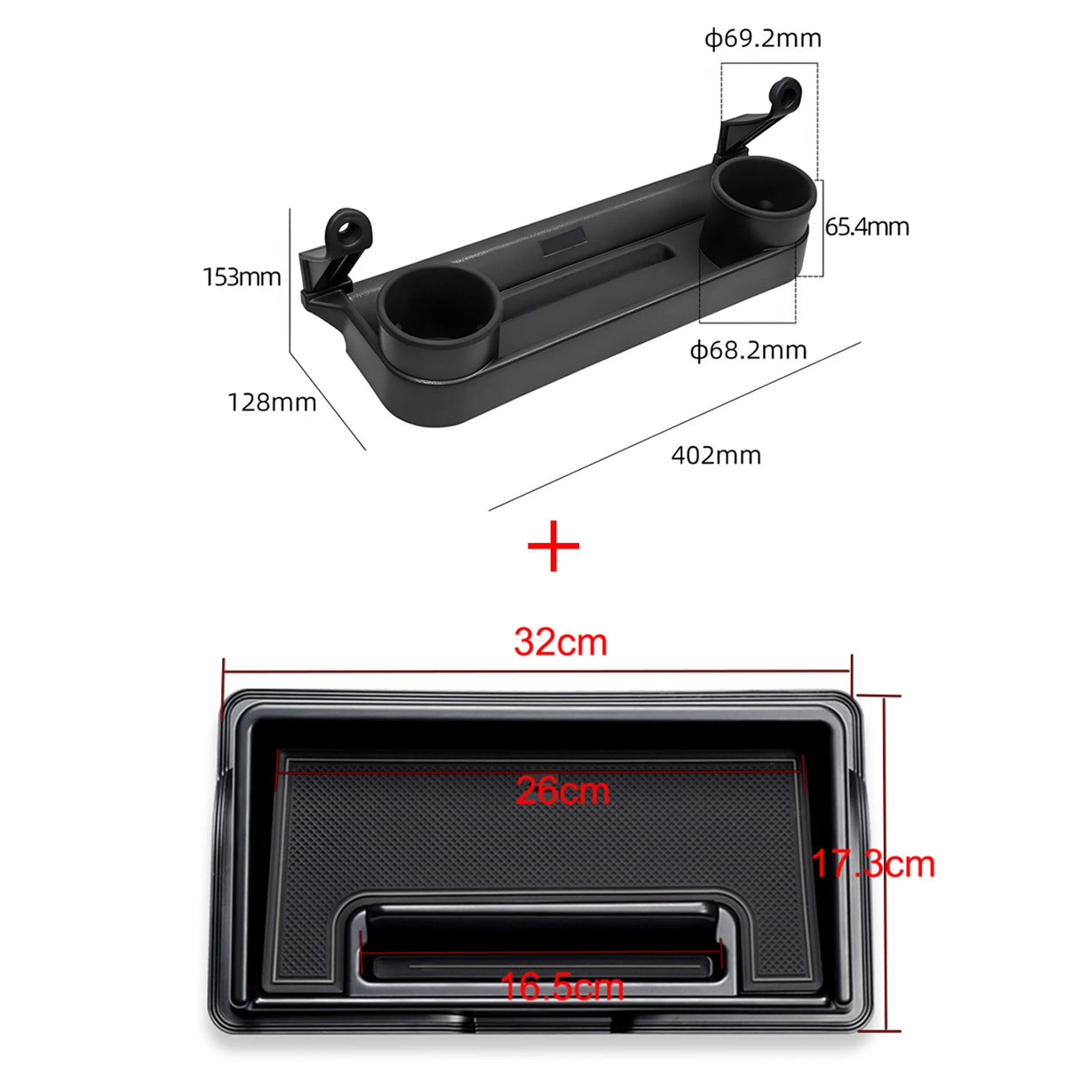 Co-Pilot Handle Storage Box Organizer Tray Suzuki Jimny JB64 JB74 2019+