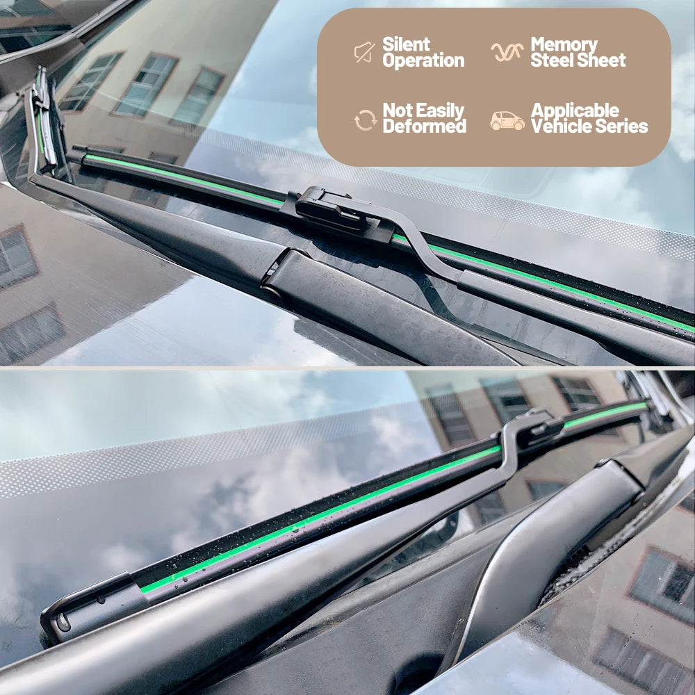 2PCS Front Windshield Wiper Blades for Chrysler Voyager 2001–2007
