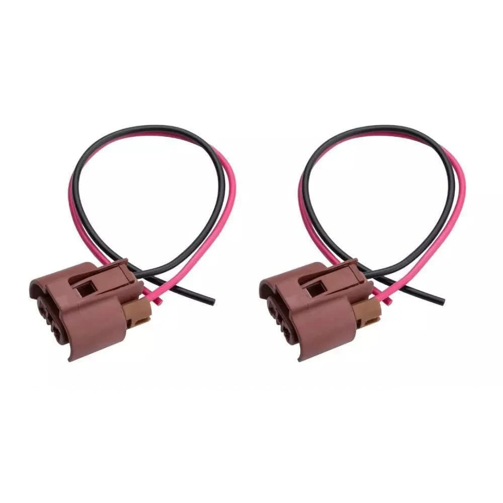 2PCS Headlight Bulb Socket Wiring Connector Plug Adapter for Toyota