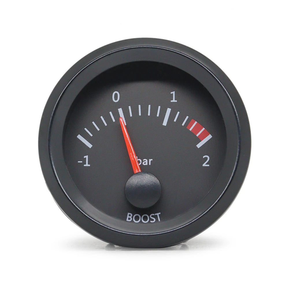 52mm 12V Car Water Oil Temp Pressure Fuel Volt Boost AFR EGT Gauge Meter